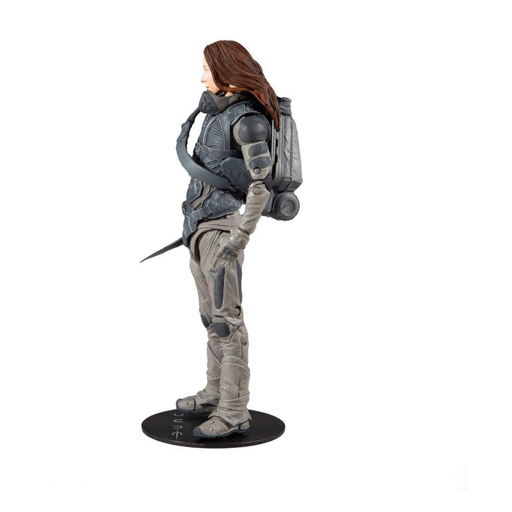 McFarlane Toys Dune Lady Jessica 7-inch Action Figure with Build-A Glossu ‘Beast’ Rabban Figure Parts, Multicolor