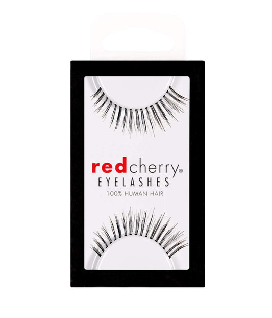 Red Cherry Eyelashes 100% human hair #68 (6 pairs pack)
