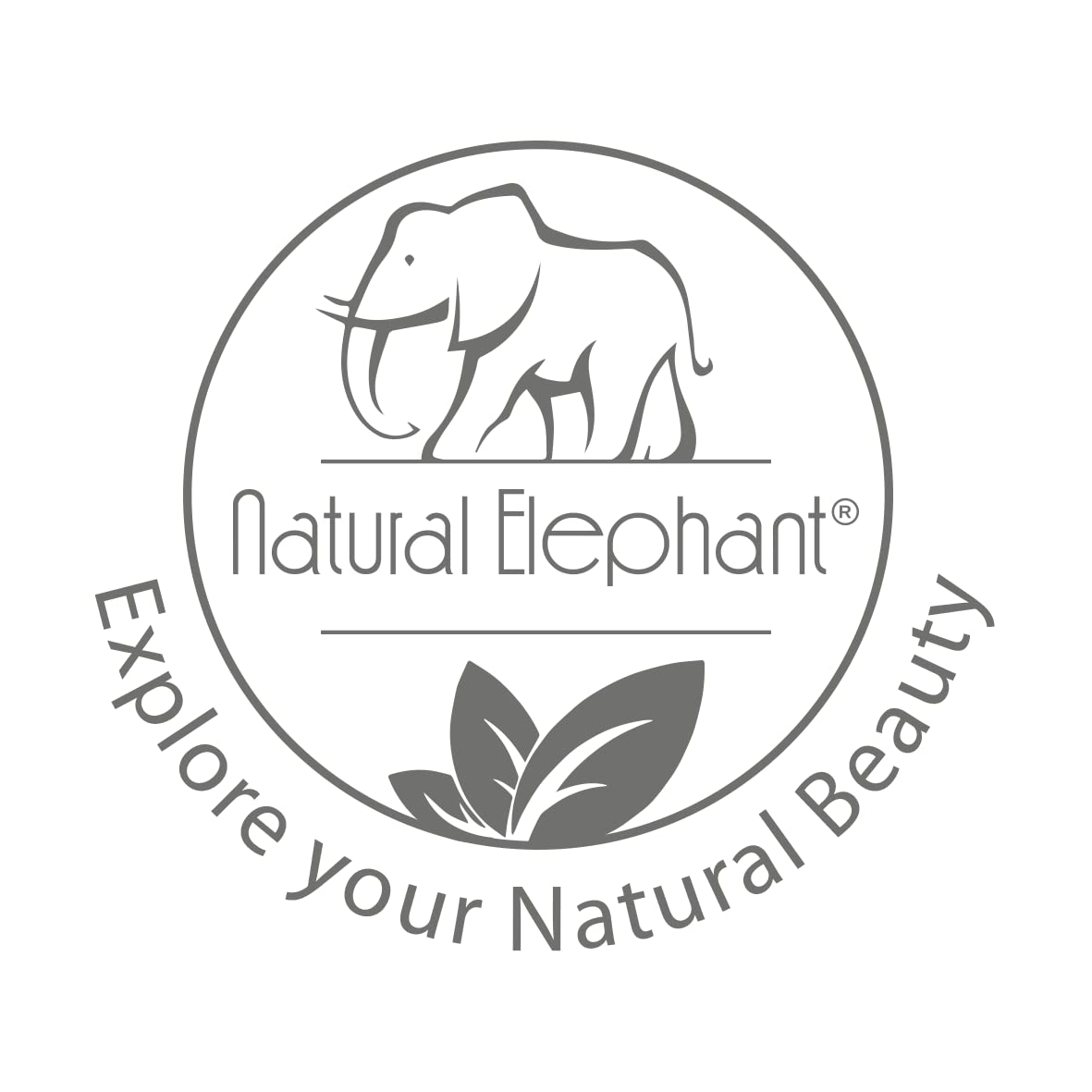 Natural Elephant Exfoliating Washcloth - Charcoal Grey Japanese Shower Scrubber for Body - Single Washcloth for Gentle Skin Exfoliation