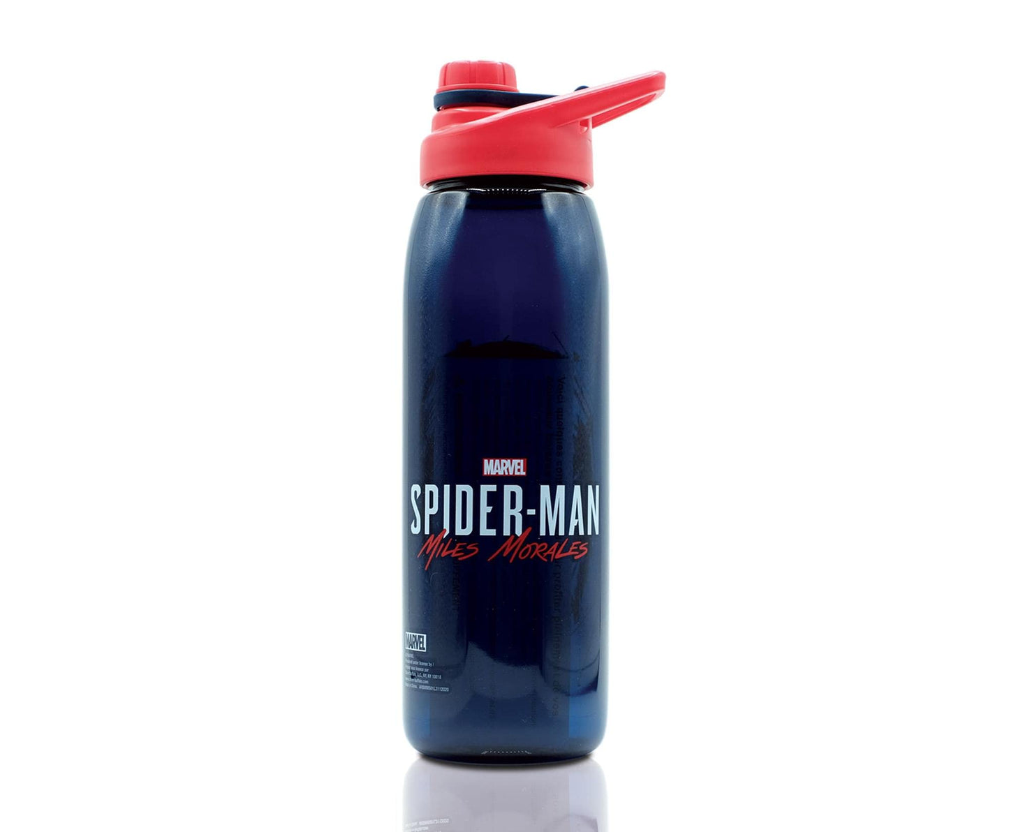 Spider-Man Marvel Miles Morales 28-Ounce Sports Water Bottle | BPA-Free Plastic Water Jug With Leakproof Screw-Top Lid And Flip-Up Cap | Hydration…