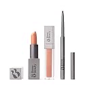 Rinna Beauty Icon Lip Kit - No Apologies - All-in-one Lip Kit - Includes Lipstick, Lip Gloss, and Lip Liner - NUDE CORAL look - Vegan, LONG-LASTING: