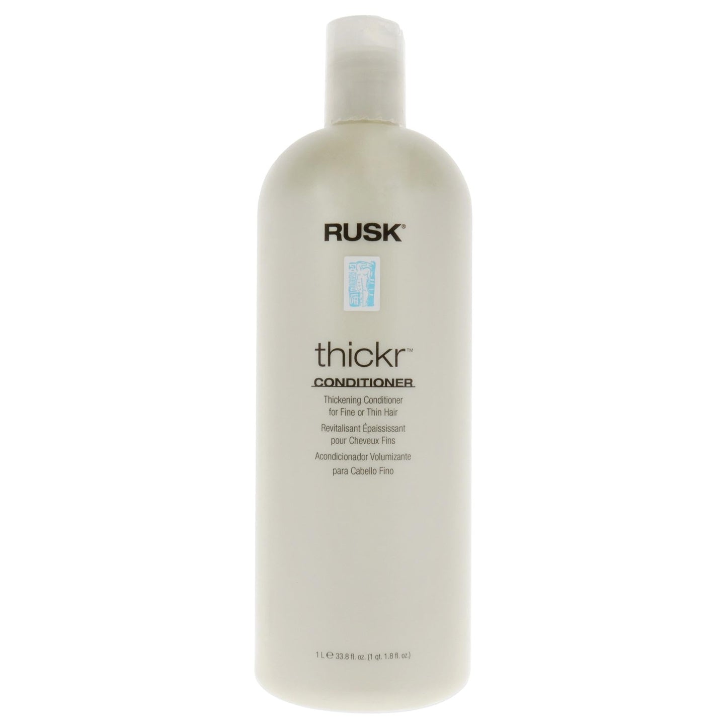 RUSK Designer Collection Thicker Thickening Conditioner for Fine or Thin Hair, Daily-Use to Strengthen and Repair, Gives Full-Bodied Appearance, 33.8