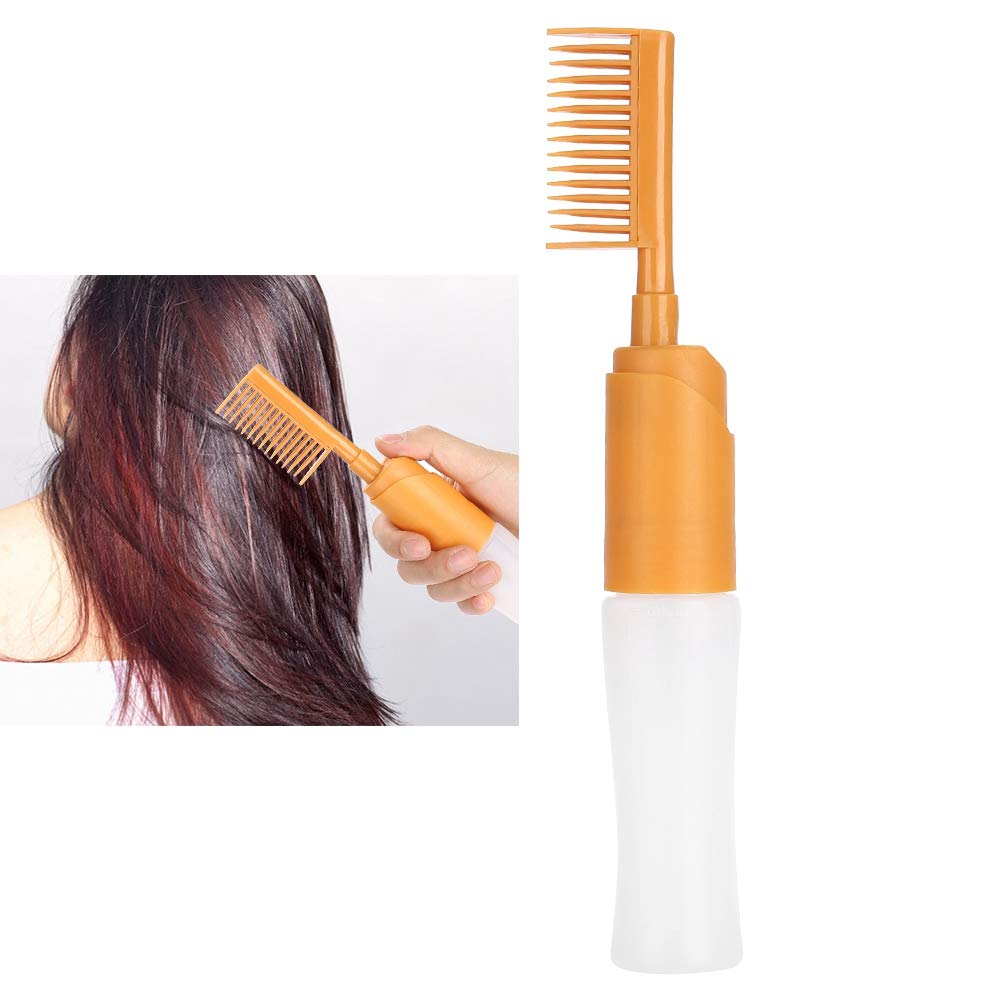 Jadeshay Root Comb Applicator Bottle for Hair Dye, 110ml PP Material, With Comb, Graduated Bottle, Easy to Use, Wide Application, Liquid, 1 Count, all
