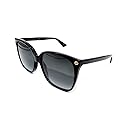 Gucci Women's Lightness Square Sunglasses, Black/Grey, One Size