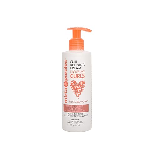 Mirta De Perales, Curls Defining Cream for Wavy, Curly & Coily Hair | Hydrating Curl Cream with Coconut Oil & Shea Butter | Defines, Smooths