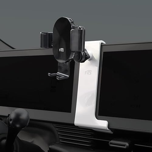 FICS Car Phone Holder for Hyundai IONIQ5 2022, 2023, 2024 - Custom-Fit Mount for Seamless Display Integration, Interior Accessories for Navigation…