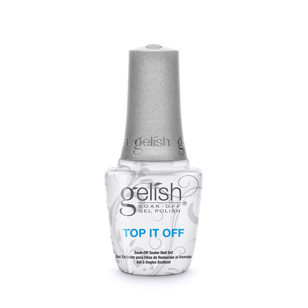 Gelish Top It Off High-Gloss Gel Nail Polish Top Coat Sealer, 0.5 oz Beauty & Personal Care Gelish