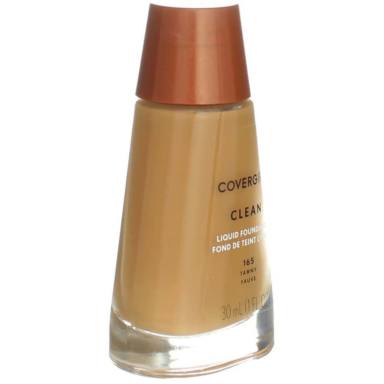 COVERGIRL Clean Liquid Makeup, Tawny (N) 165, 1.0-Ounce Bottles (Pack of 2)