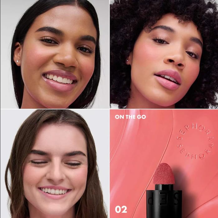 SEPHORA COLLECTION Blush & Go For Lip and Cheek - 02 ON THE GO (7 ml/.23 Fl Oz)