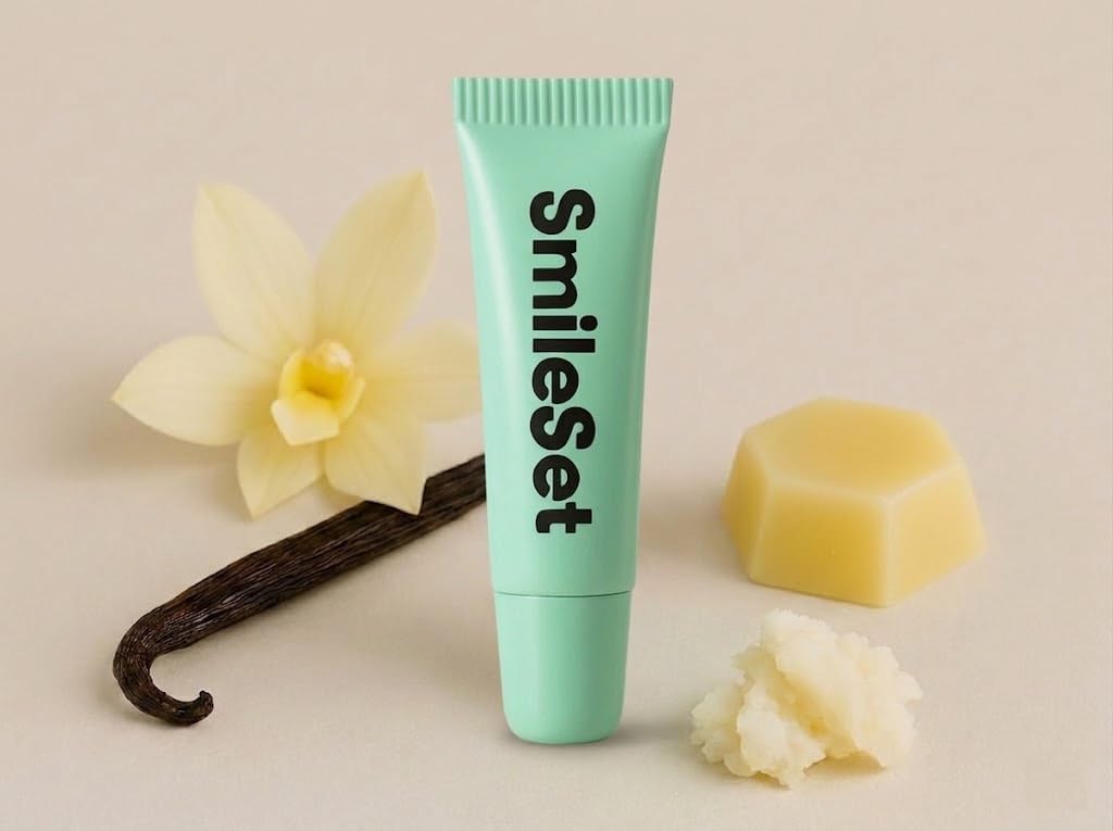 SmileSet Premium Hydrating Lip Gloss - Nourishing Lip Gloss Tubes with Petrolatum Beeswax, Shea Butter - Pack Of 4
