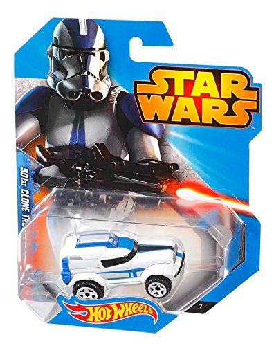 Hot Wheels Star Wars Character Car, 501st Clone Trooper