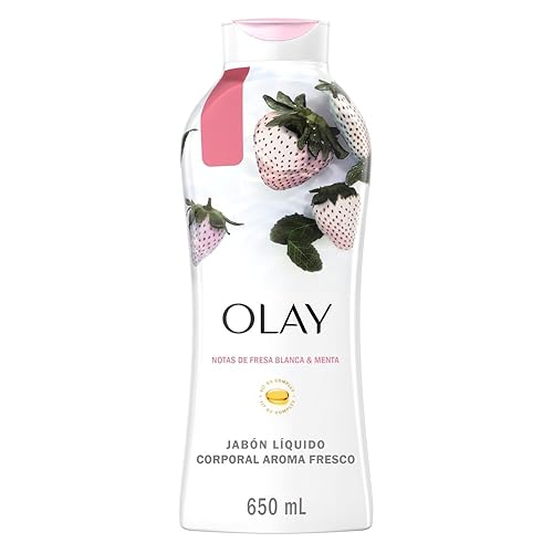 Olay Fresh Outlast Body Wash, White Strawberry & Mint, 22 Fl Oz, 1 Pound