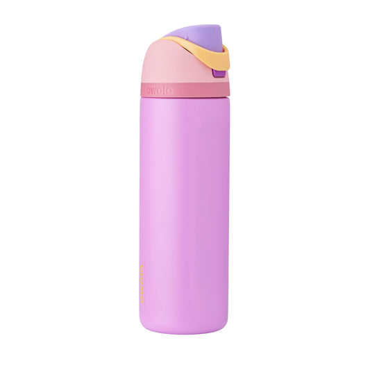 Owala Disney Princess FreeSip 24oz Insulated Stainless Steel Water Bottle with Straw, BPA-Free Sports & Travel Bottle, Rapunzel