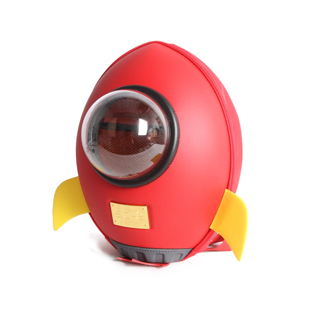 Stephanie Imports 3D Molded Kids Waterproof Backpack (Red Rocket)