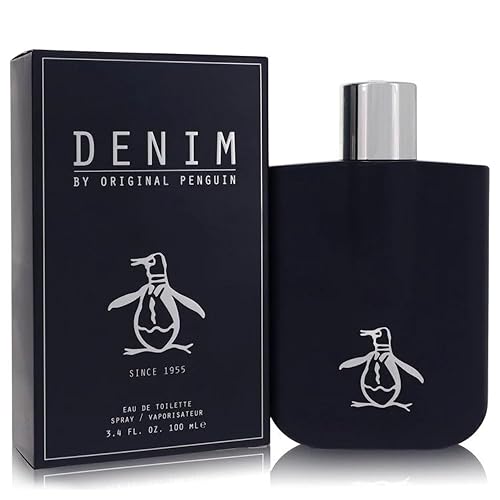 Original Penguin Denim - Mens Cologne, Long Lasting Perfume, EDT, Fragrance with Notes of Citrus & Fresh Wood - 3.4 fl oz