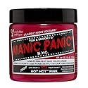 MANIC PANIC Classic Hot Hot Pink Semi Permanent Hair Color - Neon Pink Hair Dye for Women & Men That Lasts 4-6 Weeks - Vegan, Ammonia & Cruelty-Free