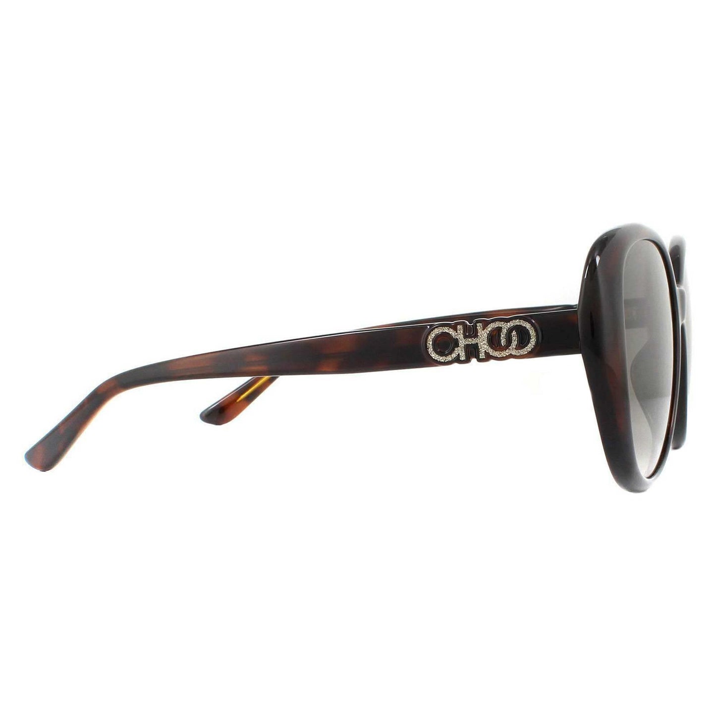 JIMMY CHOO Oval Sunglasses Amira/G/S 086HA Havana 57mm