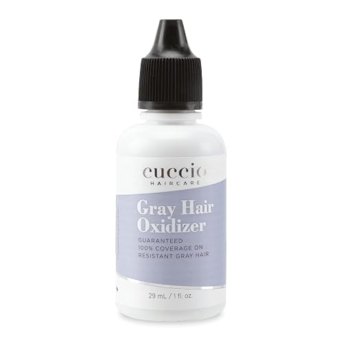 Cuccio Haircare Gray Hair Oxidizer - Guaranteed Full Coverage - Adds Depth And Shine - Intensifies Red Shades - Helps Color Penetrate Better - Can Be