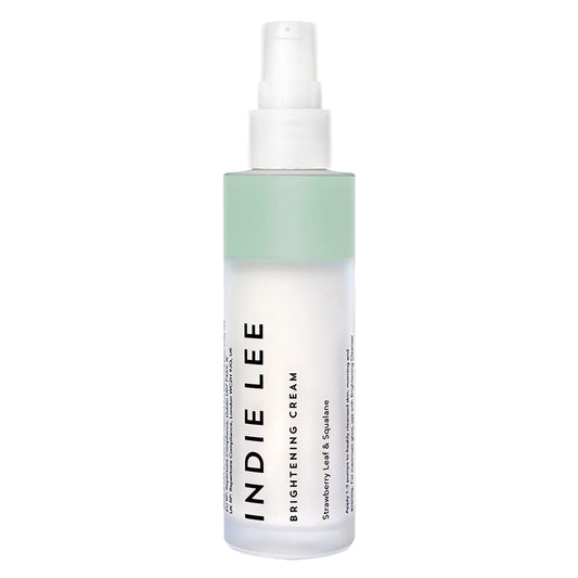 Indie Lee Brightening Cream - Centella Asiatica & Strawberry Leaf Extract for a Radiant, Antioxidant Plumping Cream - Moisturizing Face Cream