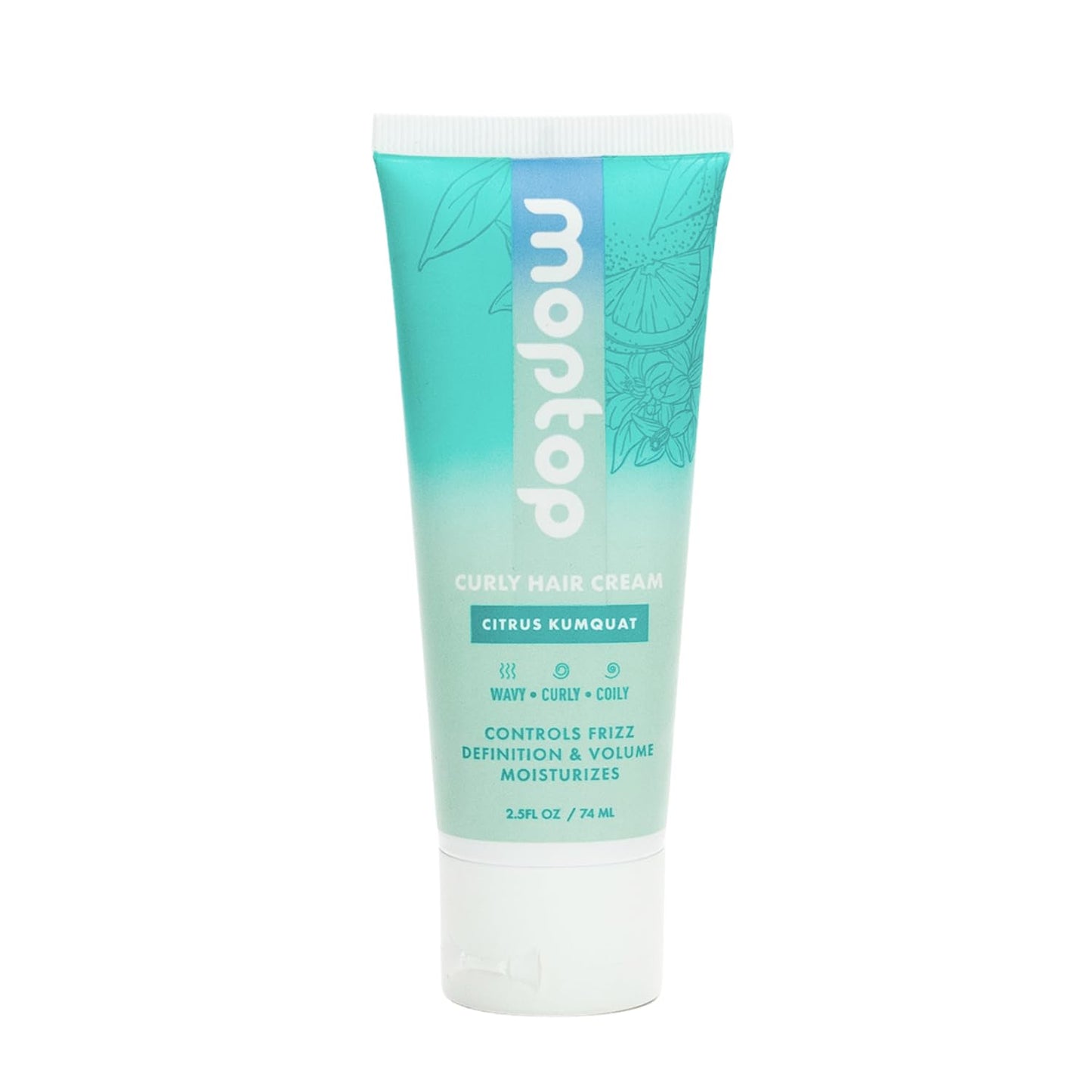 MopTop Curl Cream - Moisturizing Curl Activator for Frizz Control & Volume, Curl Styling Cream for Wavy, Curly & Coily Hair, Made with Junk-Free