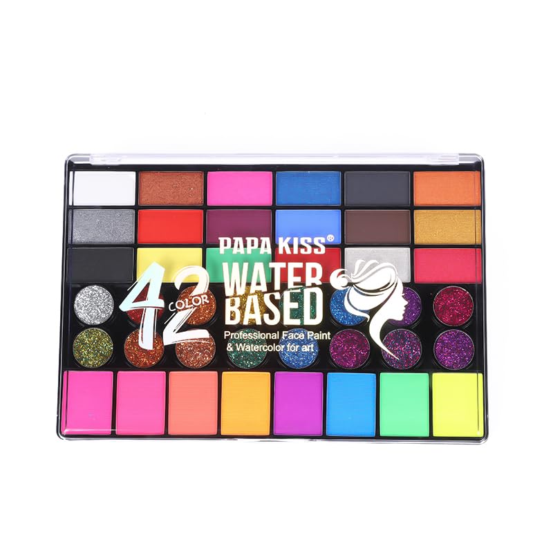 Water based colors painted body and face (WTCOLOR9)