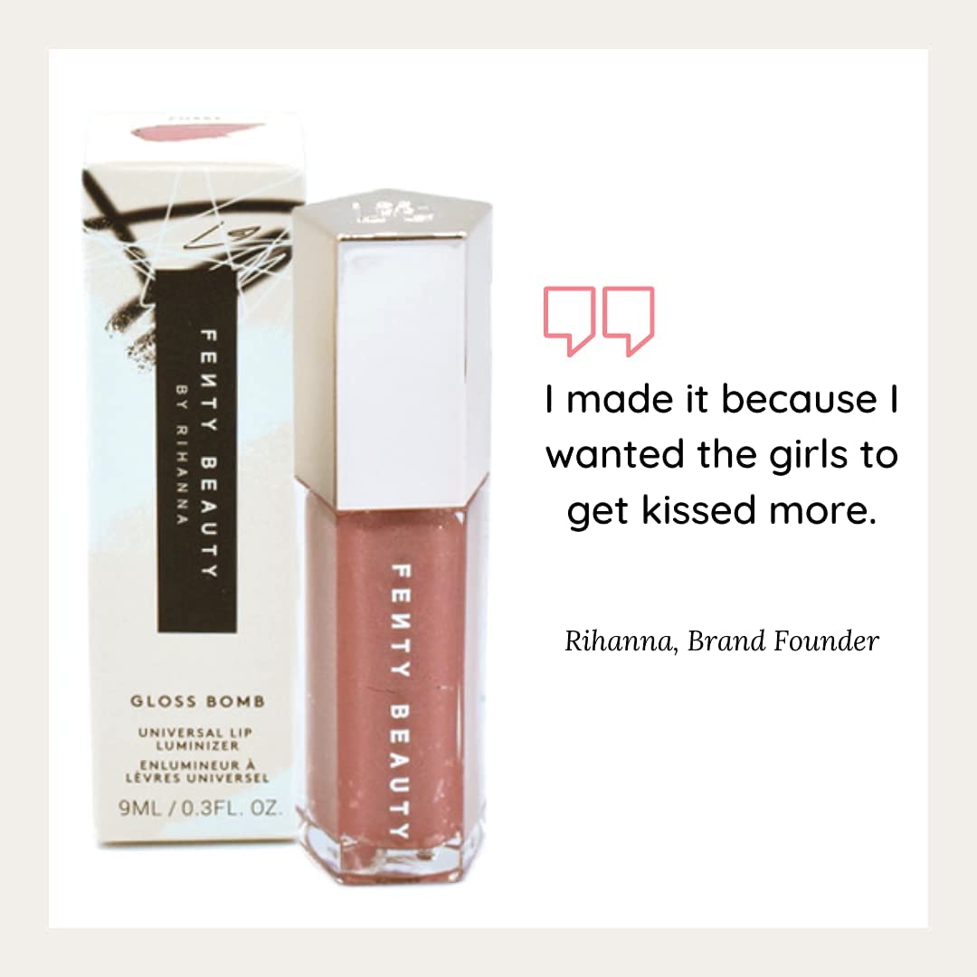 Gloss Bomb Universal Lip Luminizer - 02 Fussy by Fenty Beauty for Women - 0.3 oz Lip Gloss