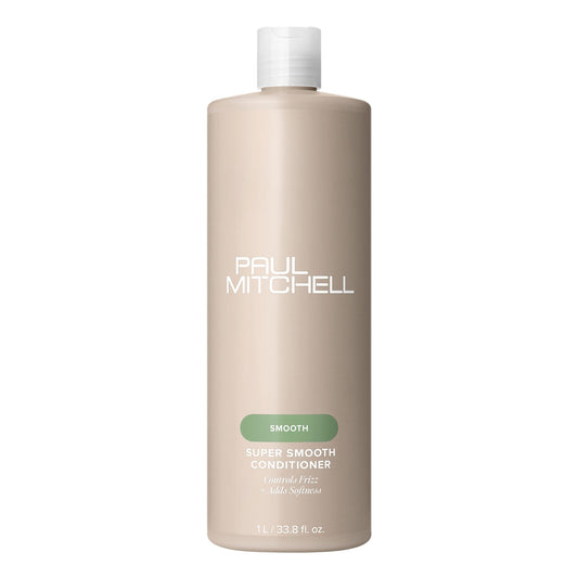 Paul Mitchell Super Smooth Conditioner, Controls Frizz, Adds Softness, For Frizzy Hair, 33 Fl Oz