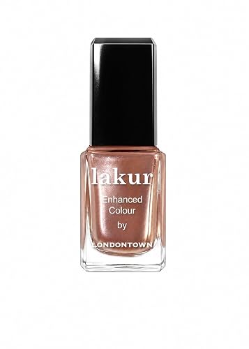 LONDONTOWN Lakur Nail Polish - Nude & Brown Shades, Boozy Brunch, 0.4 Fl Oz, Long-Lasting, Streak-Free, Chip-Resistant | 21+ Free Non-Toxic Vegan Nail Beauty & Personal Care LONDONTOWN