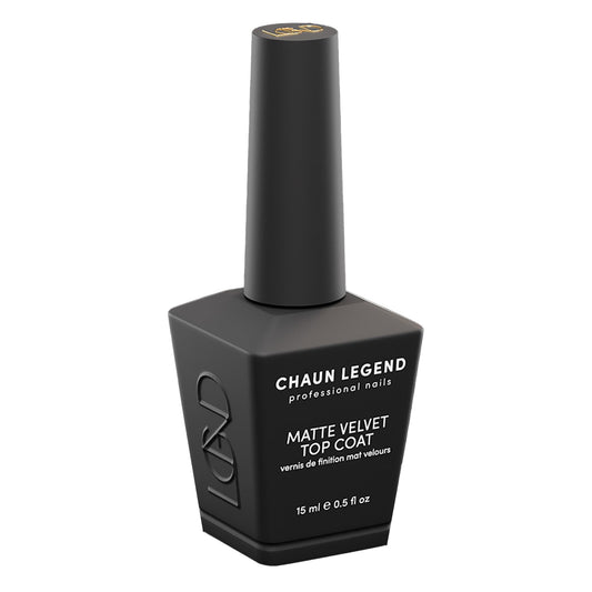 CHAUN LEGEND Velvet Matte Top Coat | Ultra Matte Finish, Non-Wipe Formula | 15 ml Beauty & Personal Care Chaun Legend Professional Nails