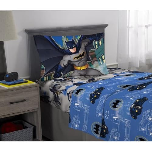 Batman Bat Alley 3 Piece Twin Sheet Set