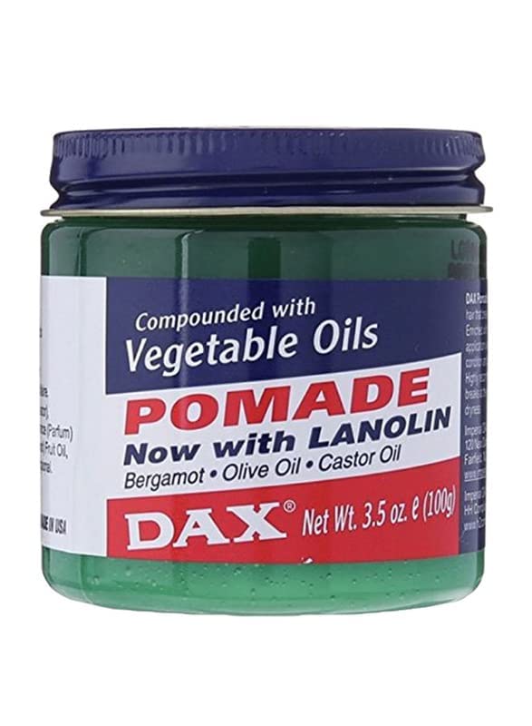 Dax Pomade (Bergamot) 3.5 Ounce Jar (103ml) (3 Pack)