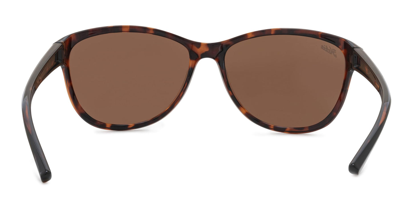 Hobie Mya Polarized Sunglasses for Women - Hydroclean Polarized and Megol Rubber Temple Grips, UV Protection - Sun Glasses for Women - Shiny Tortoise