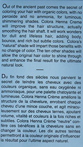Colora Henna Creme, Gold Blond, 2 Ounce
