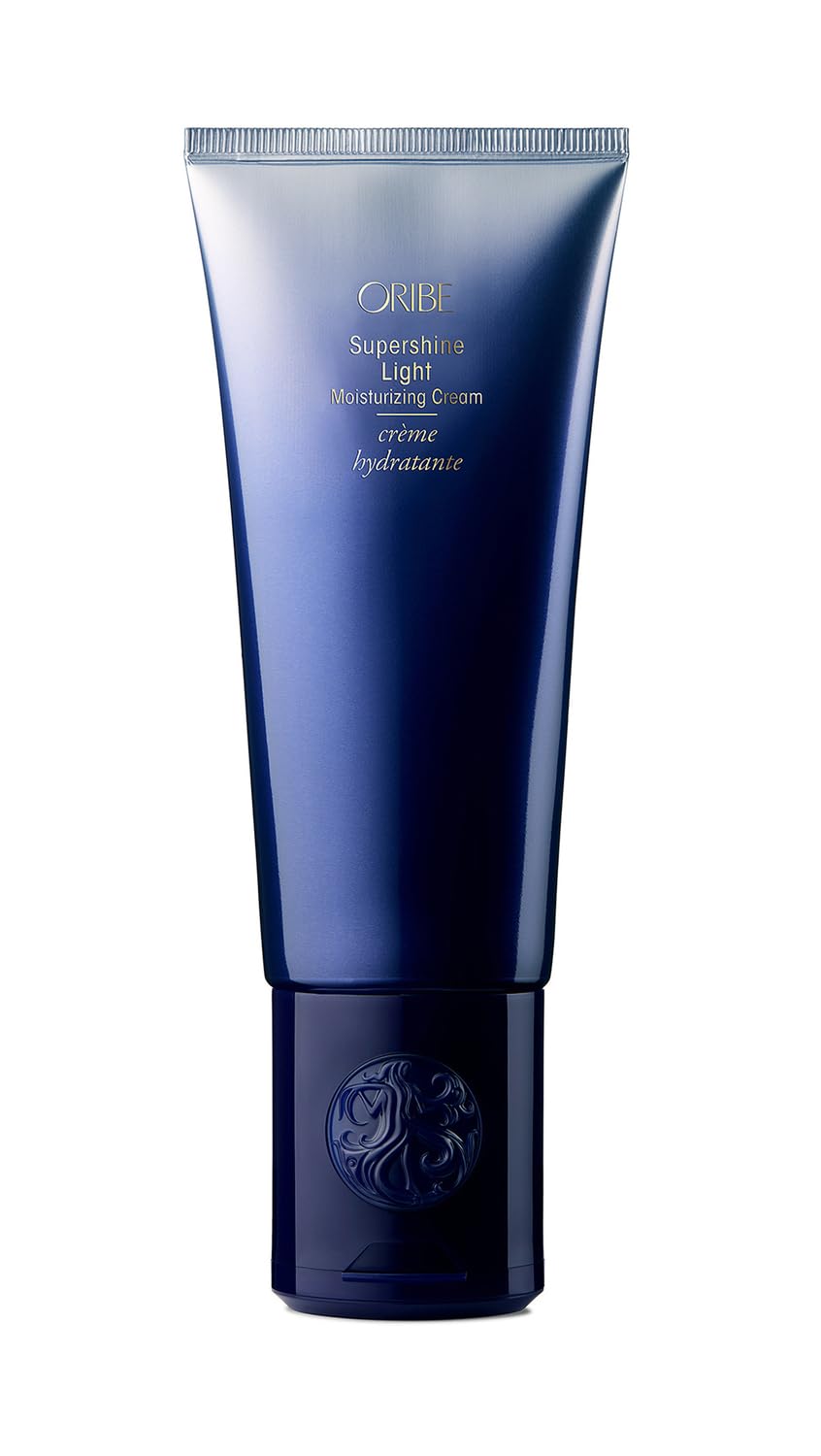 Oribe Supershine Light Moisturizing Styling Cream - Adds Shine & Smooths Frizz With Heat Protection - Blowout Primer, Air Dry Cream & Style Finisher