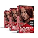 Revlon Colorsilk Beautiful Color Permanent Hair Color, (OLD VERSION) 31 Dark Auburn (Pack of 3)