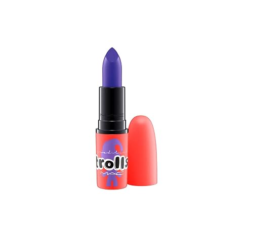 Mac Cosmetics / Good Luck Trolls Collection Lipstick Midnight Trolls .1 oz (3 ml)