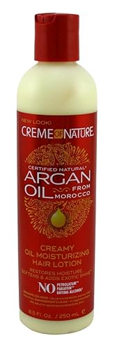 Creme Of Nature Argan Oil Creamy Oil Moisturizer 8.45 Ounce (249ml) (3 Pack)