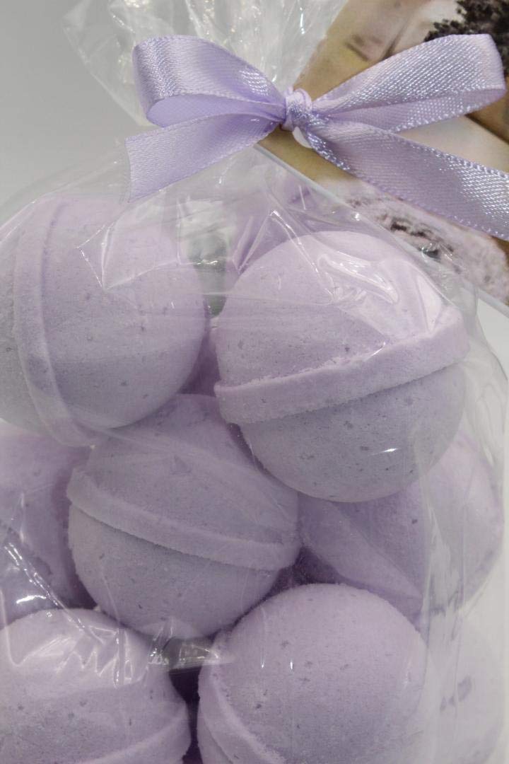 Spa Pure Lavender Vanilla Fizzies: 14 Lavender Vanilla Bath Bomb Fizzies with Shea, Mango & Cocoa Butter, Ultra Moisturizing ...Great for Dry Skin
