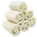 MAYMII·Home 100% Large (5" Length) Nature 6 Pack of Organic Loofahs Loofah Spa Exfoliating Scrubber Natural Luffa Body Wash Sponge Remove Dead Skin