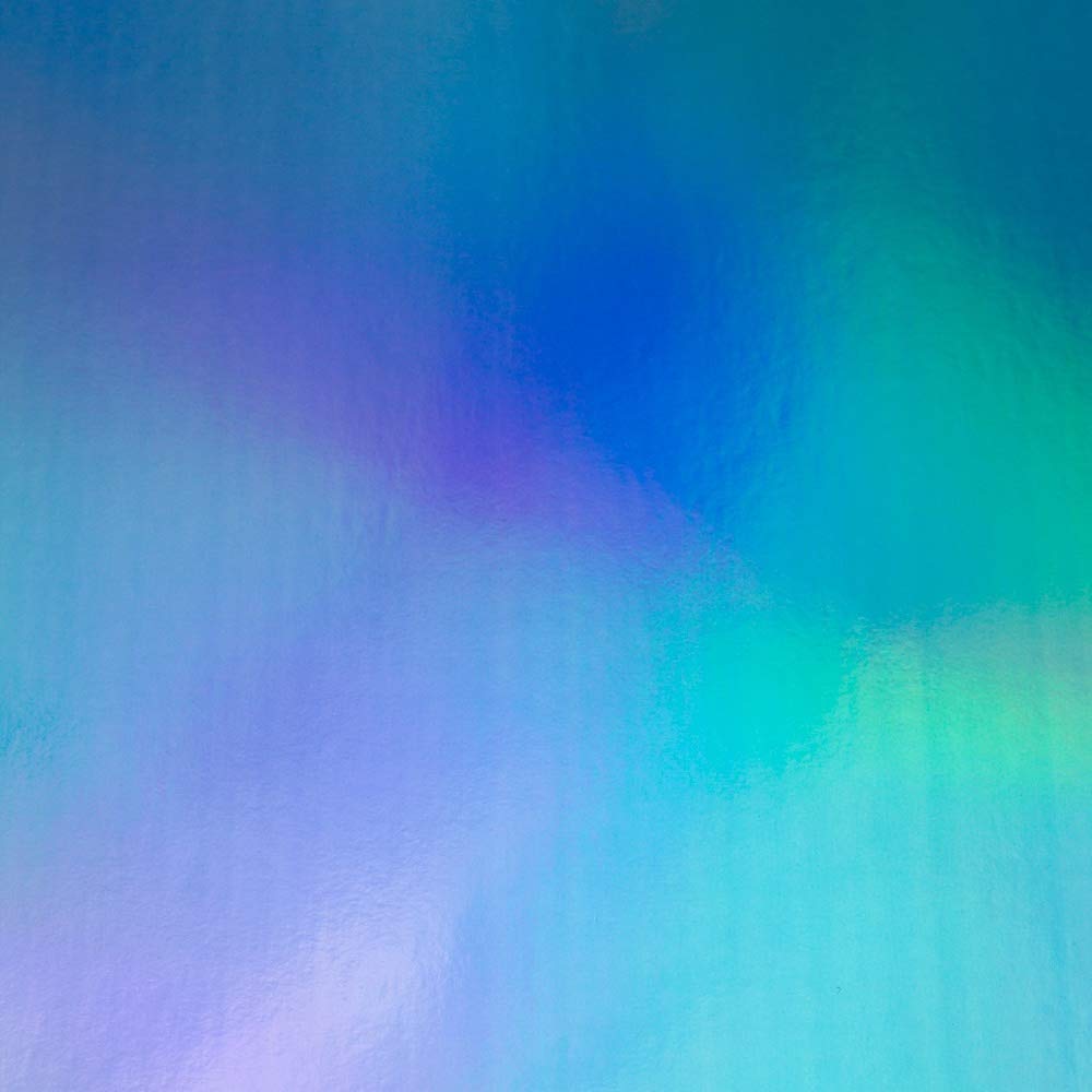 Craft Perfect Iridescent Mirror Cardstock 8.5"X11" 5/Pkg-Iridescent -Tidal Wave