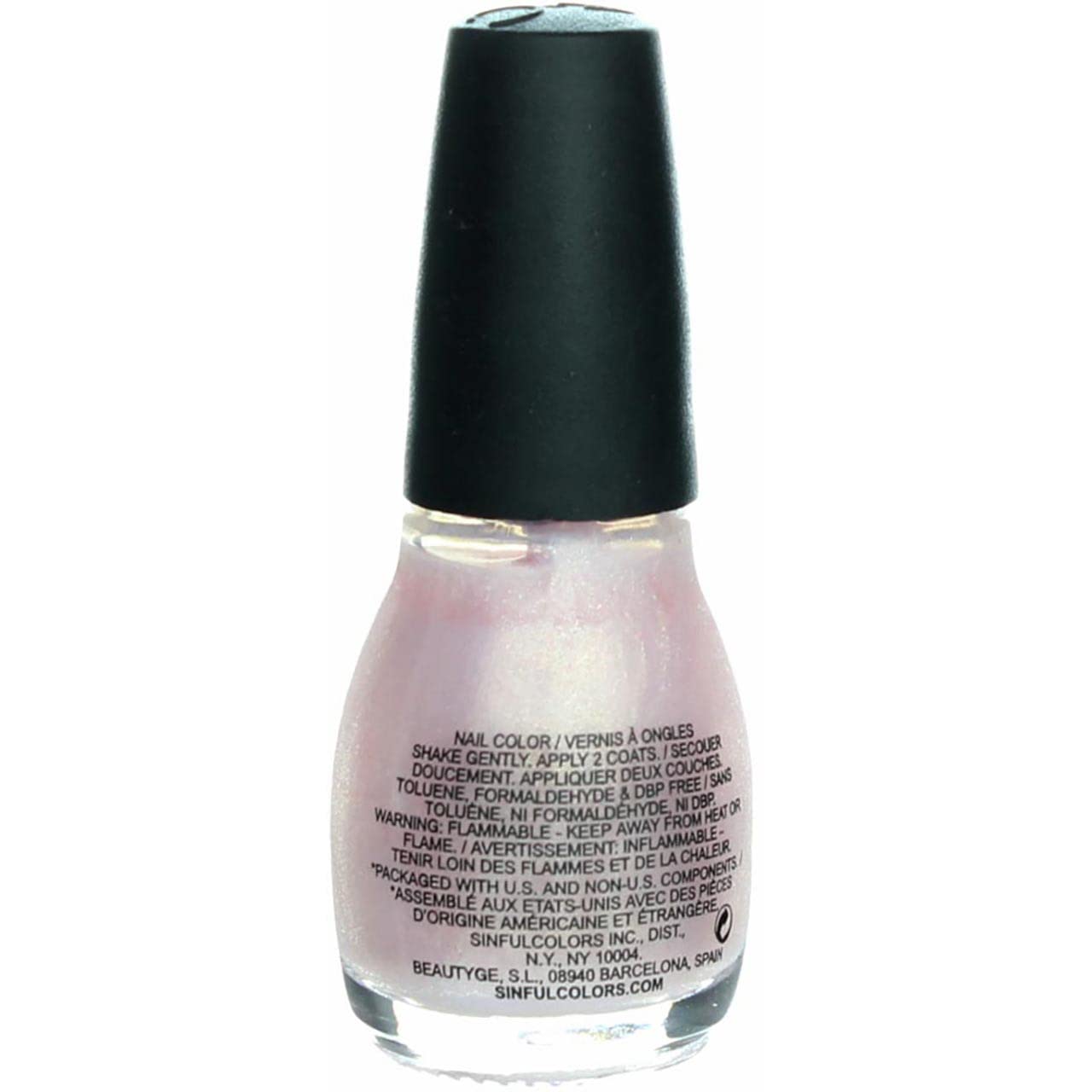 Bari Revlon 6360-70 .5 Oz Glass Pink Professional Nail Polish