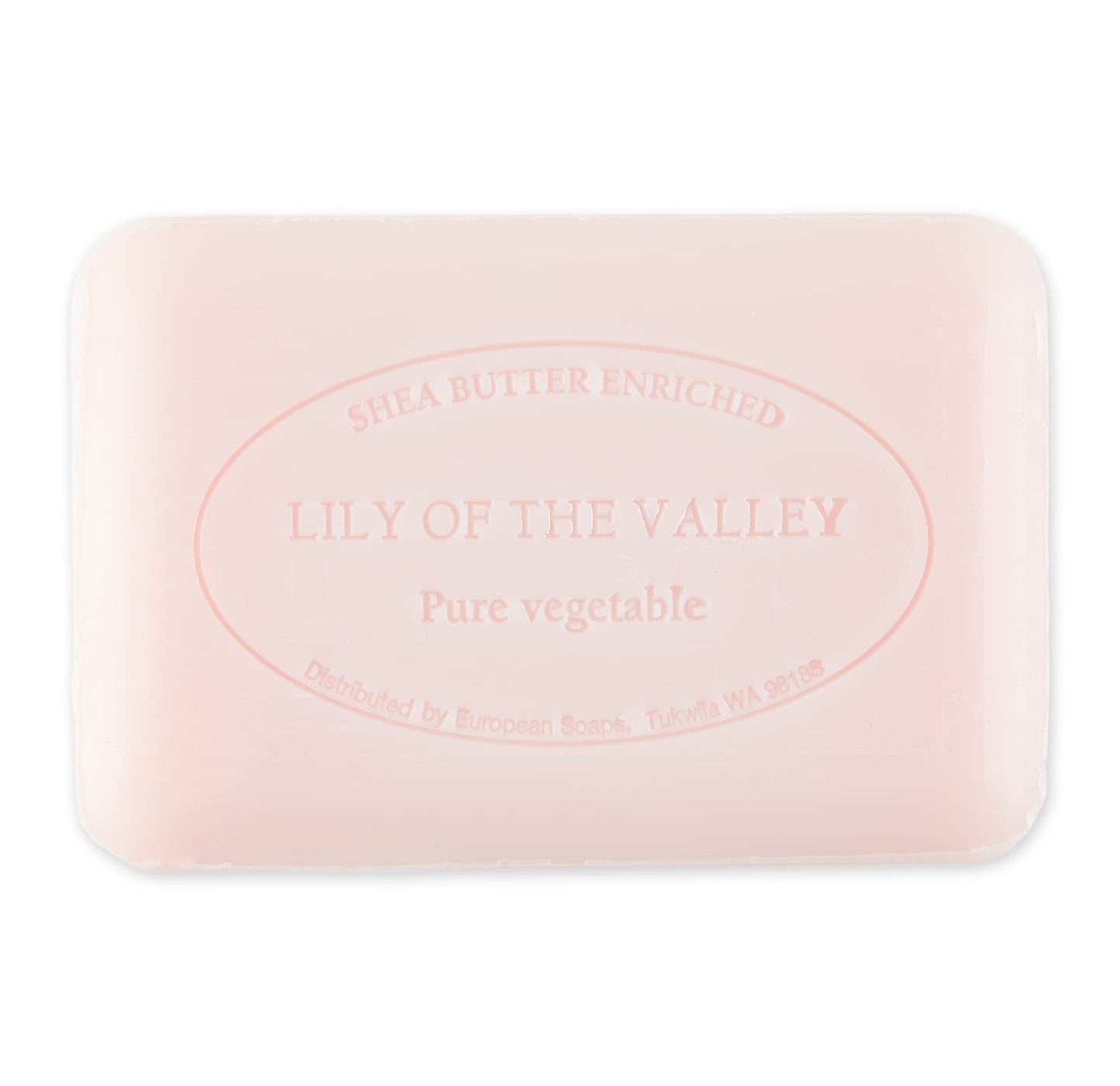 Pre de Provence Artisanal Soap Bar, Enriched with Organic Shea Butter, Natural French Skincare, Quad Milled for Rich Smooth Lather, 8.8 Ounce, Lily