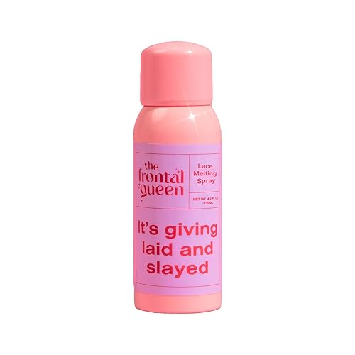 The Frontal Queen Lace Melting Spray, Ashy Lace Melting Spray for Lace Wigs, Lace Bond Spray, Extra Hold Lace Melting Spray Adhesive Wig, No Residue