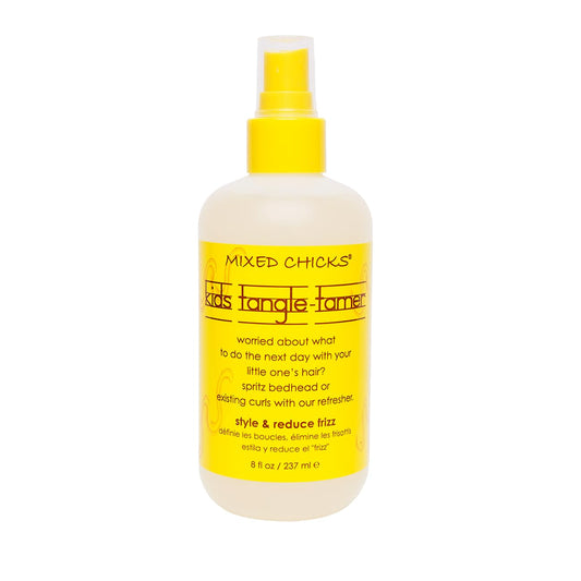 Mixed Chicks Kids Tangle Tamer - Light and Moisturizing Styling Formula for Frizz-free Curls, 8 fl.oz.