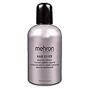 Mehron Makeup Hair White | Washable White Hair Dye | Temporary Hair Color for Theatre, Cosplay, & Halloween 1 fl oz (30ml) (Silver)
