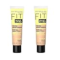 Maybelline New York Pack of 2 Fit Me Tinted Moisturizer, 115