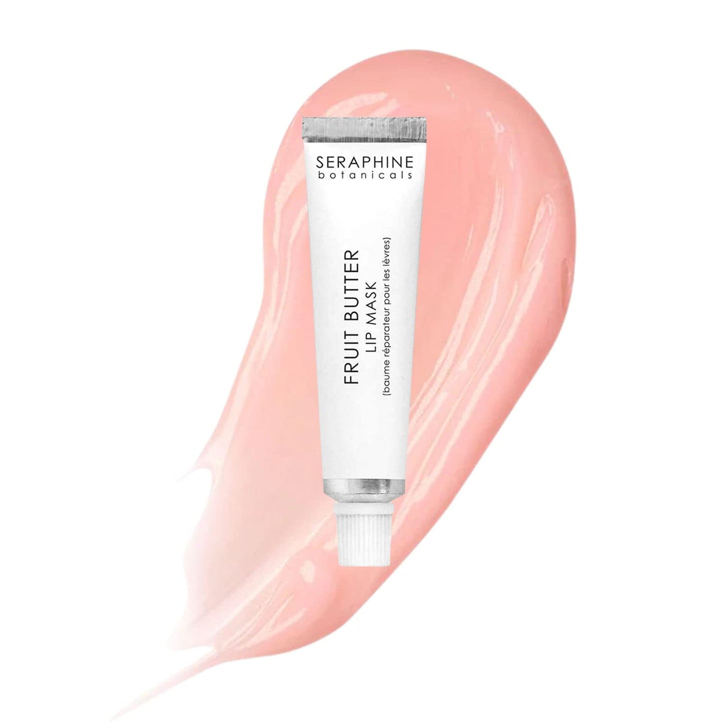 Seraphine Botanicals Fruit Butter Restorative Lip Mask Overnight Gel Balm Repair Dry, Chapped Lips Instant Hydration, Softness & Elasticity with Shea