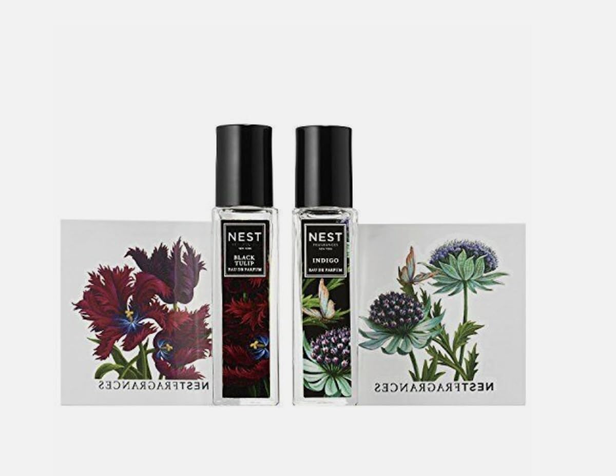 NEST Fragrances Black Tulip & Indigo 0.2 fl oz Scented tatoo set