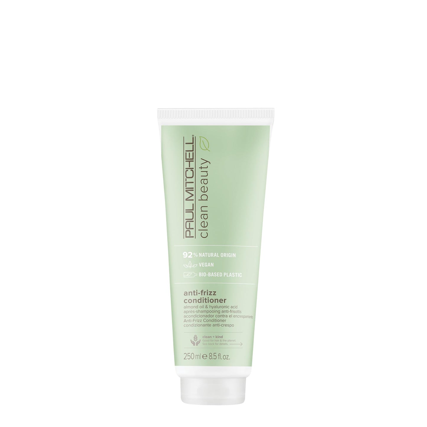 Paul Mitchell Clean Beauty Anti-Frizz Conditioner, Ultra-Rich Formula, Improves Elasticity, For Textured, Frizz-Prone Hair, 8.5 fl. oz