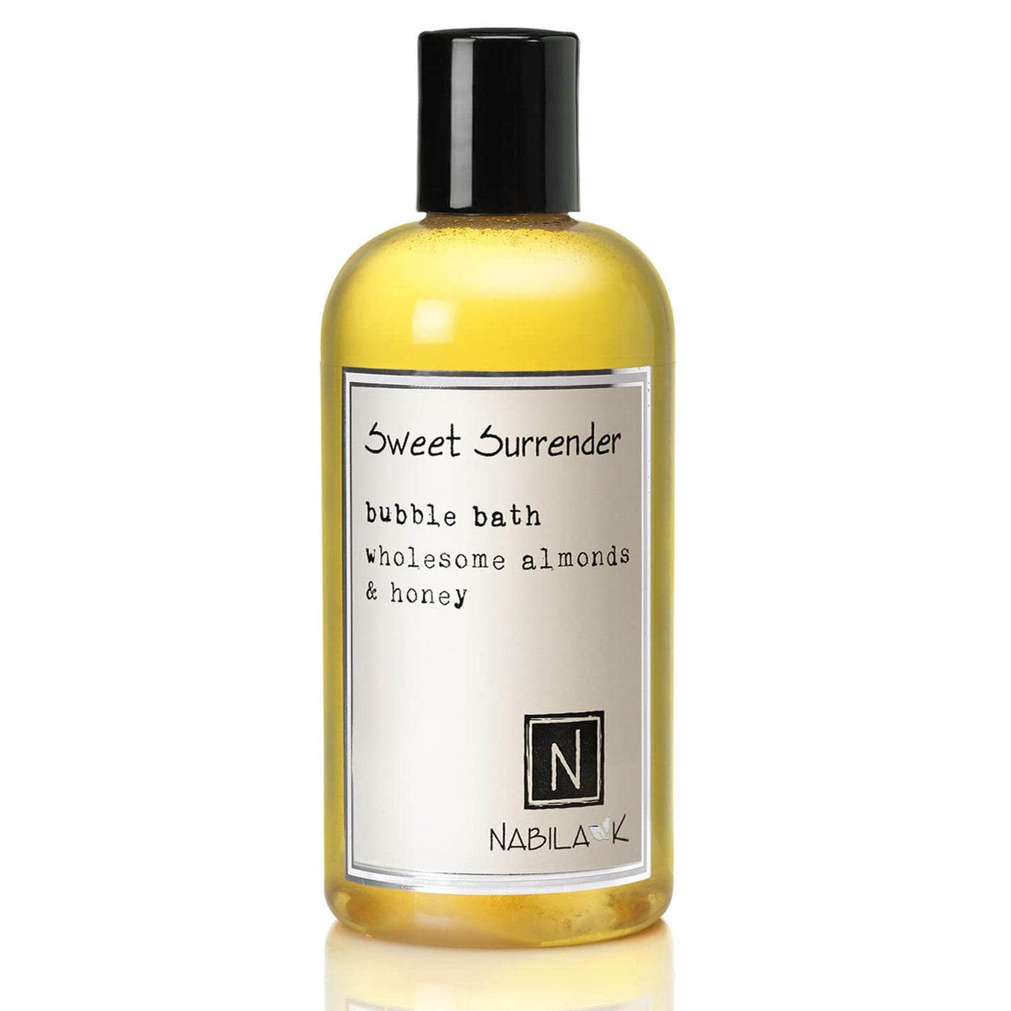 Sweet Surrender Bubble Bath with Almond & Honey Scent by Nabila K - Essential Oils with Natural Ingredients for Sensitive Skin, Tear-Free, Gentle
